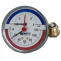 Термоманометр ТМАХ 4 1/2 "WATTS" Германия